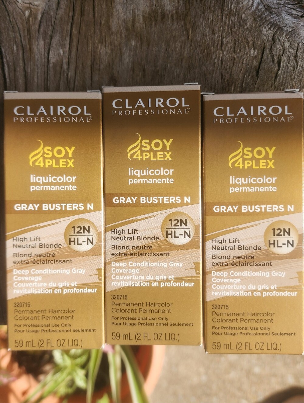 3 Box Lot Clairol Liquicolor Perm 2oz - HL-N/12N High Lift Neutral Blonde